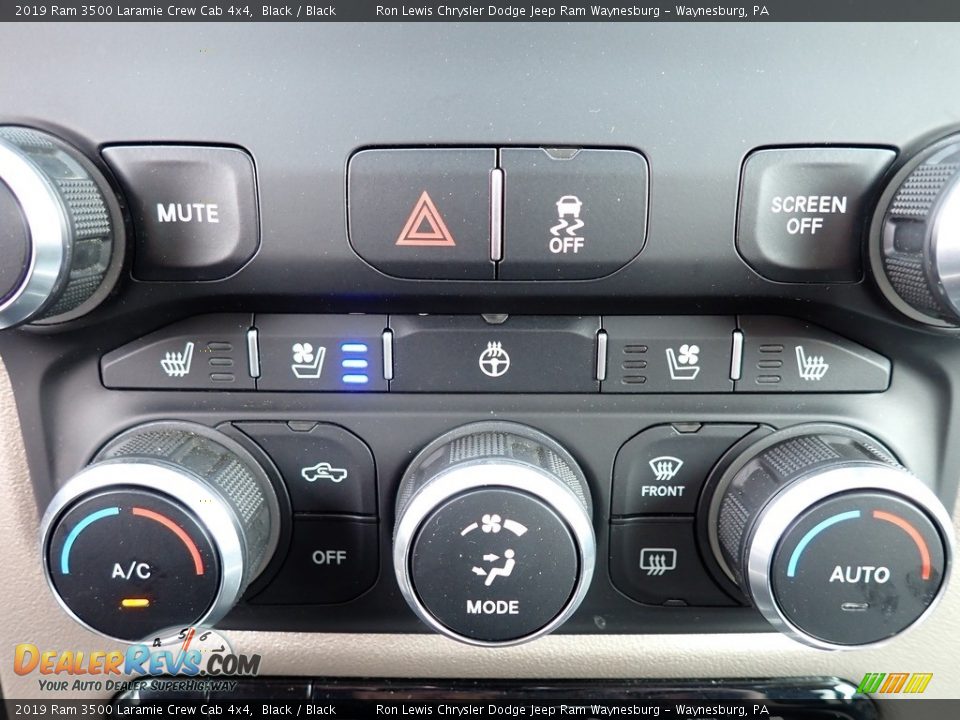Controls of 2019 Ram 3500 Laramie Crew Cab 4x4 Photo #17