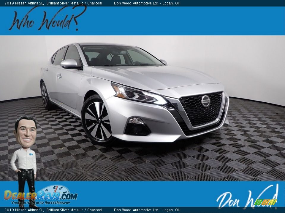 2019 Nissan Altima SL Brilliant Silver Metallic / Charcoal Photo #1