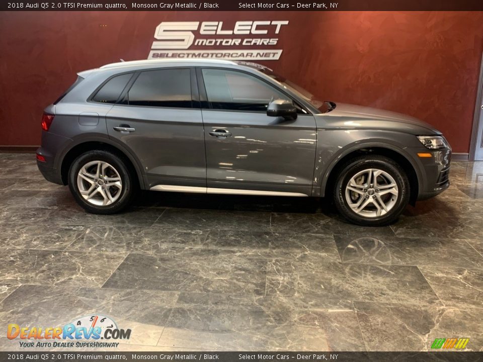 2018 Audi Q5 2.0 TFSI Premium quattro Monsoon Gray Metallic / Black Photo #4