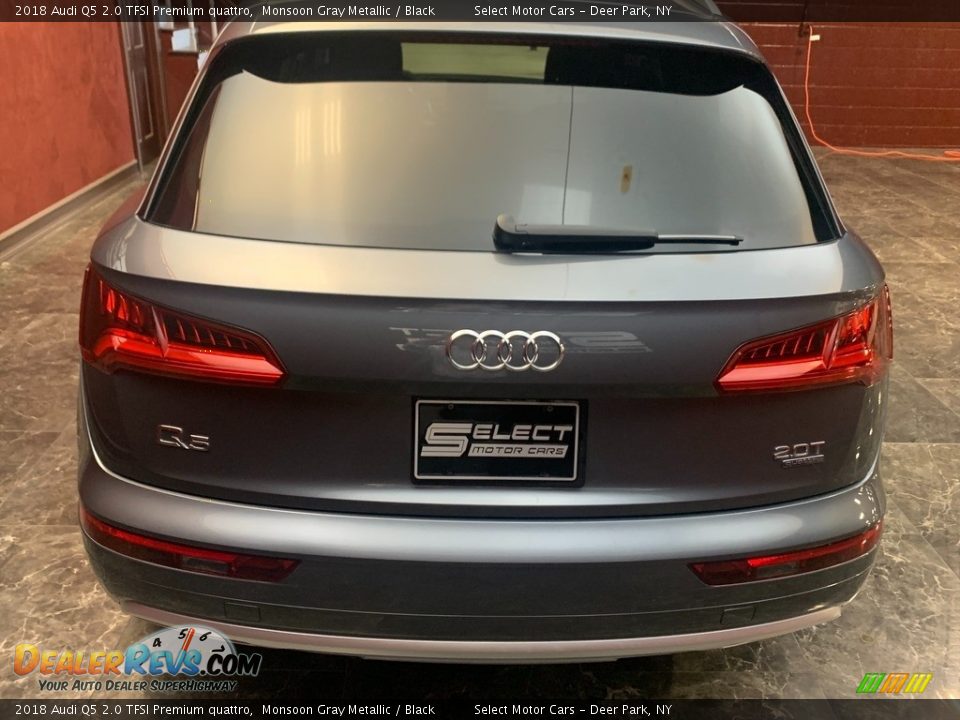 2018 Audi Q5 2.0 TFSI Premium quattro Monsoon Gray Metallic / Black Photo #5