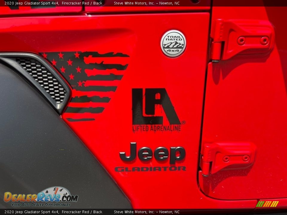 2020 Jeep Gladiator Sport 4x4 Firecracker Red / Black Photo #3
