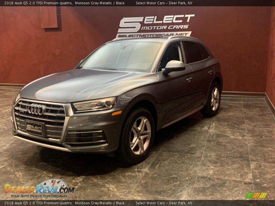 2018 Audi Q5 2.0 TFSI Premium quattro Monsoon Gray Metallic / Black Photo #6