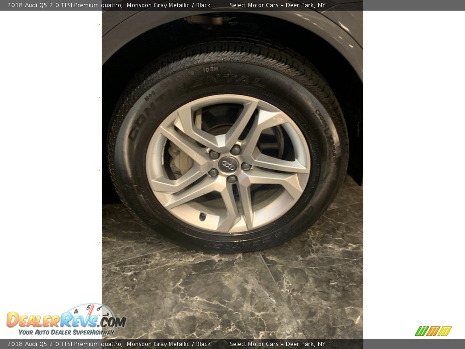 2018 Audi Q5 2.0 TFSI Premium quattro Monsoon Gray Metallic / Black Photo #8