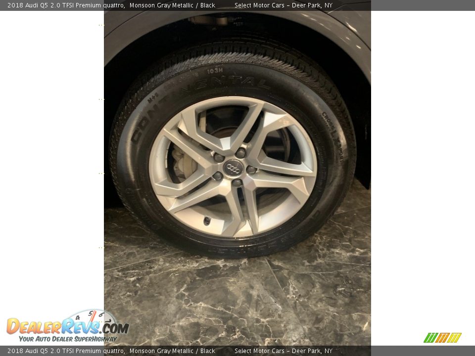 2018 Audi Q5 2.0 TFSI Premium quattro Monsoon Gray Metallic / Black Photo #8