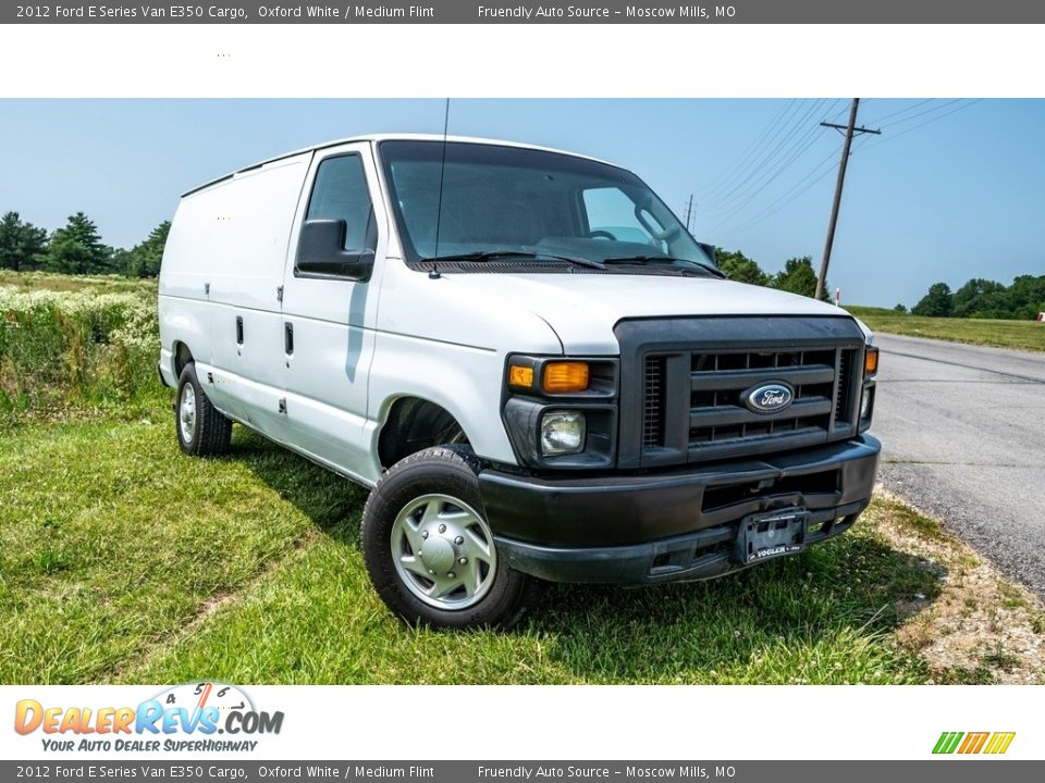 2012 Ford E Series Van E350 Cargo Oxford White / Medium Flint Photo #1