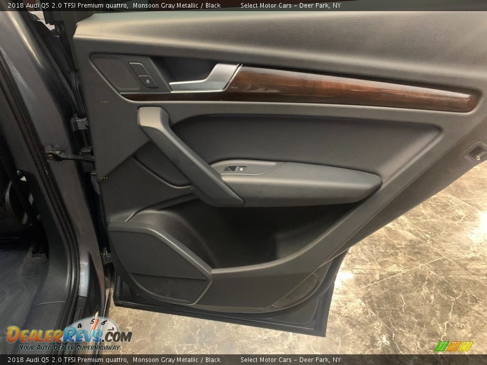 2018 Audi Q5 2.0 TFSI Premium quattro Monsoon Gray Metallic / Black Photo #14