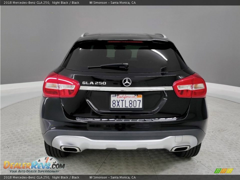 2018 Mercedes-Benz GLA 250 Night Black / Black Photo #6