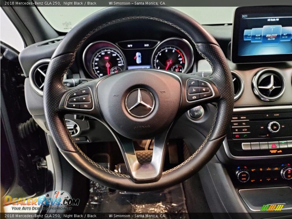 2018 Mercedes-Benz GLA 250 Night Black / Black Photo #14