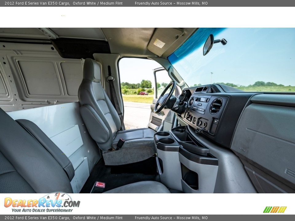 2012 Ford E Series Van E350 Cargo Oxford White / Medium Flint Photo #16