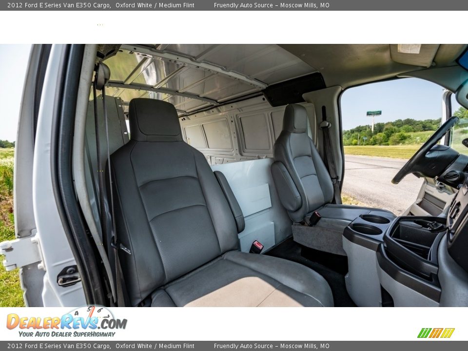 2012 Ford E Series Van E350 Cargo Oxford White / Medium Flint Photo #17