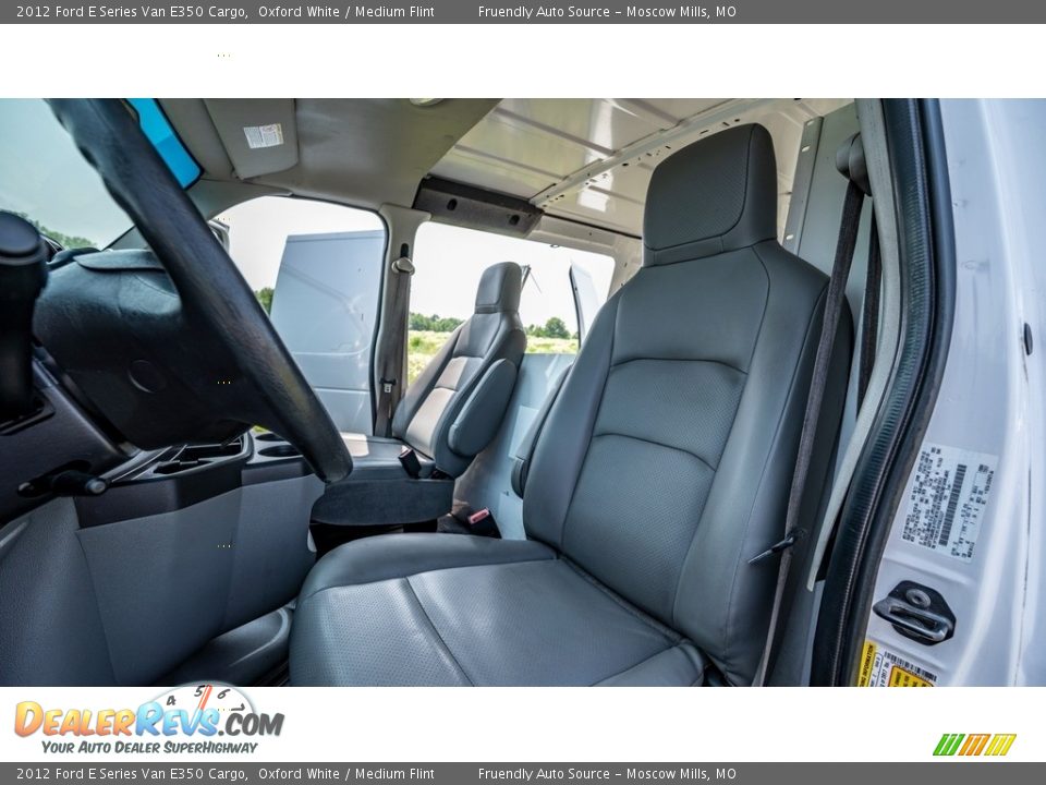 2012 Ford E Series Van E350 Cargo Oxford White / Medium Flint Photo #19