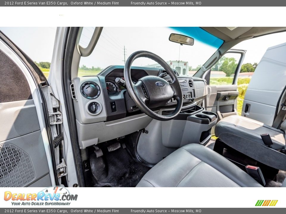 2012 Ford E Series Van E350 Cargo Oxford White / Medium Flint Photo #20