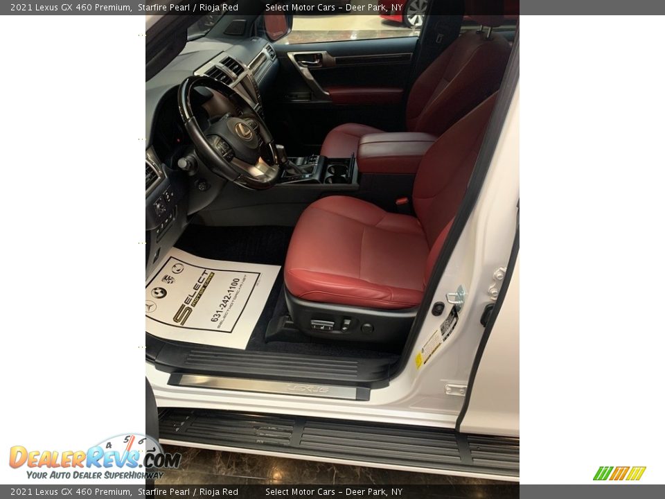2021 Lexus GX 460 Premium Starfire Pearl / Rioja Red Photo #8