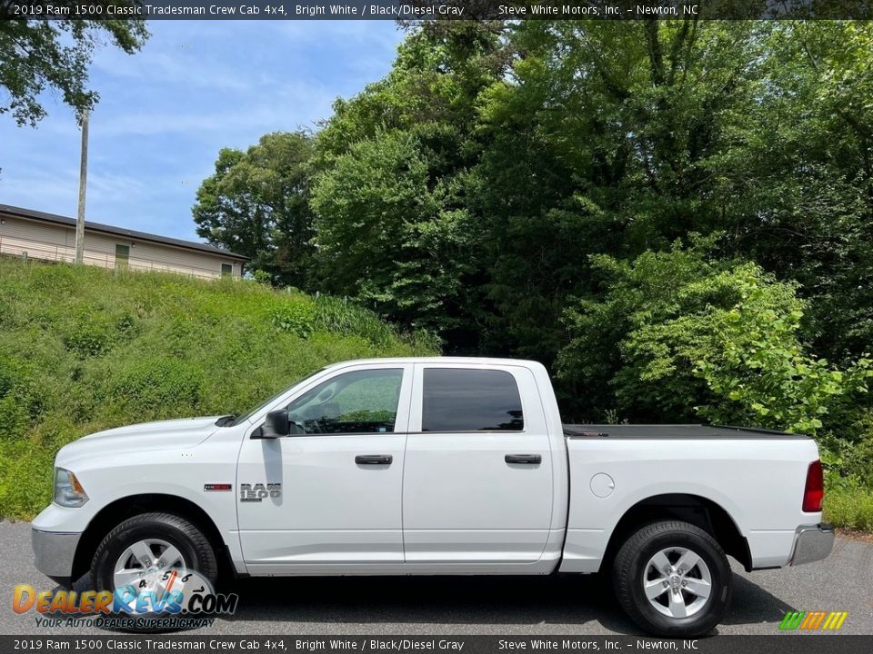 Bright White 2019 Ram 1500 Classic Tradesman Crew Cab 4x4 Photo #1