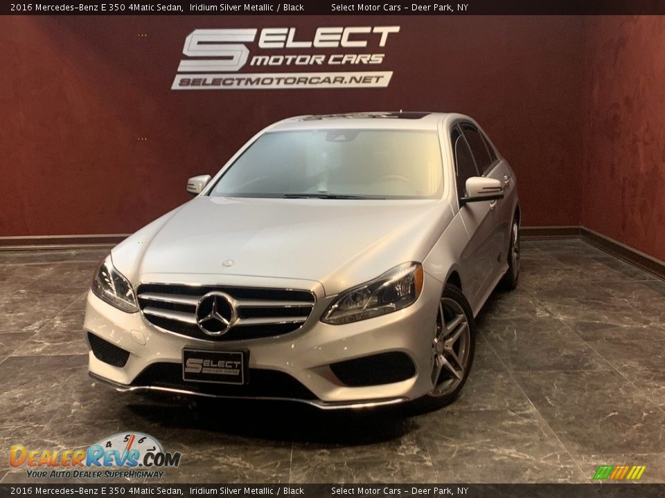 2016 Mercedes-Benz E 350 4Matic Sedan Iridium Silver Metallic / Black Photo #1