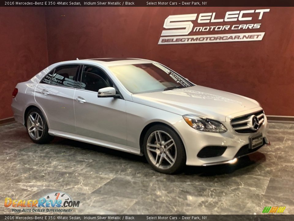 2016 Mercedes-Benz E 350 4Matic Sedan Iridium Silver Metallic / Black Photo #3