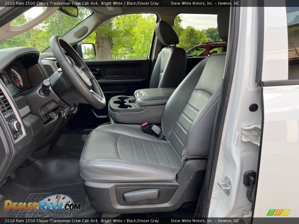 Black/Diesel Gray Interior - 2019 Ram 1500 Classic Tradesman Crew Cab 4x4 Photo #12