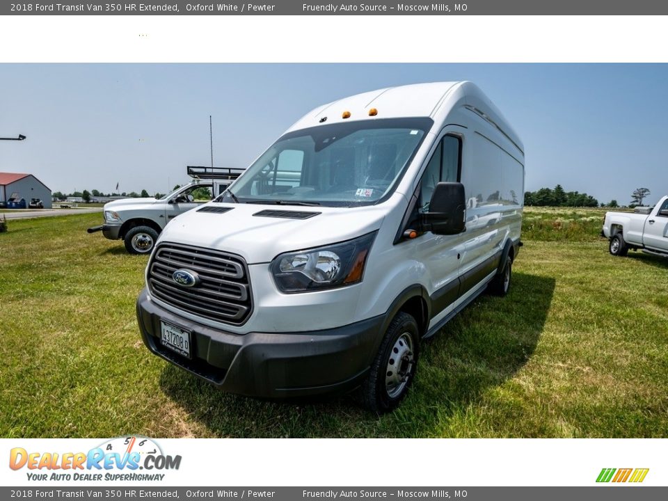 Oxford White 2018 Ford Transit Van 350 HR Extended Photo #11