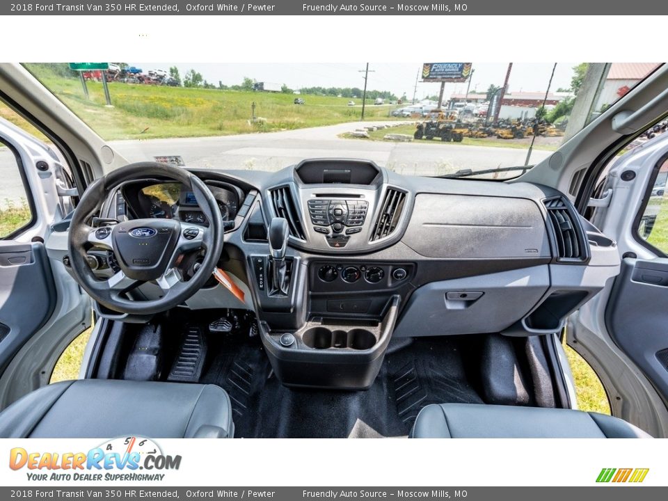 Dashboard of 2018 Ford Transit Van 350 HR Extended Photo #15