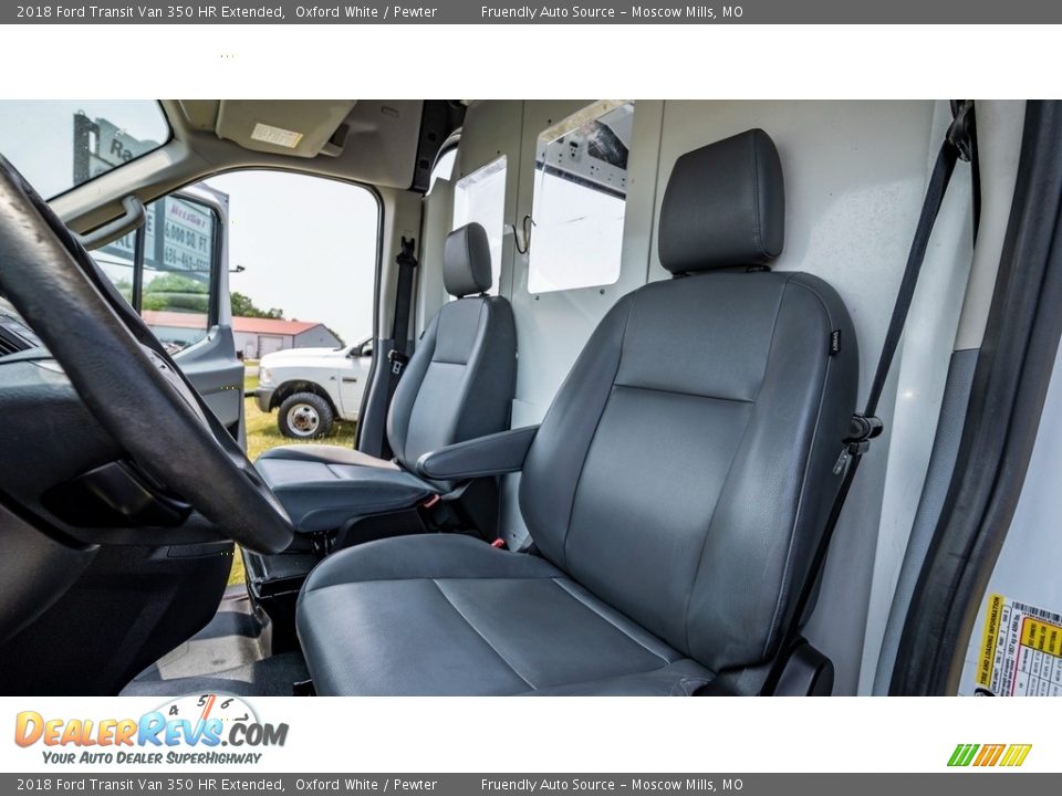 Front Seat of 2018 Ford Transit Van 350 HR Extended Photo #17