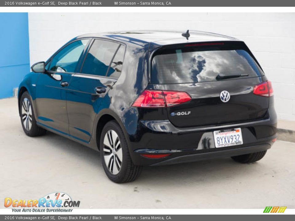 2016 Volkswagen e-Golf SE Deep Black Pearl / Black Photo #2