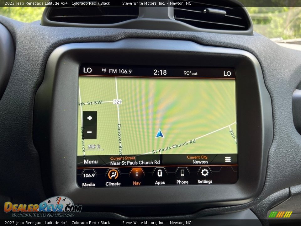 Navigation of 2023 Jeep Renegade Latitude 4x4 Photo #23