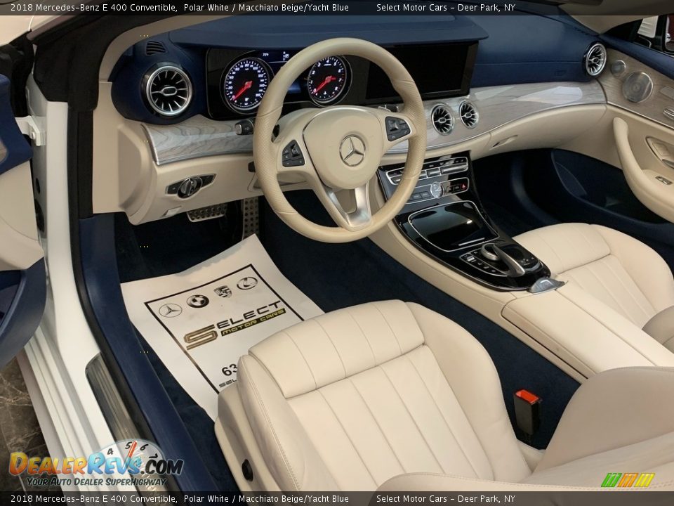 Front Seat of 2018 Mercedes-Benz E 400 Convertible Photo #11