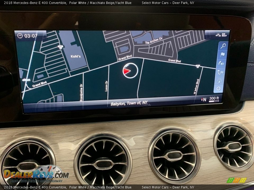 Navigation of 2018 Mercedes-Benz E 400 Convertible Photo #12