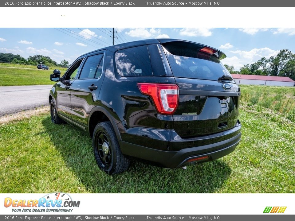 2016 Ford Explorer Police Interceptor 4WD Shadow Black / Ebony Black Photo #6