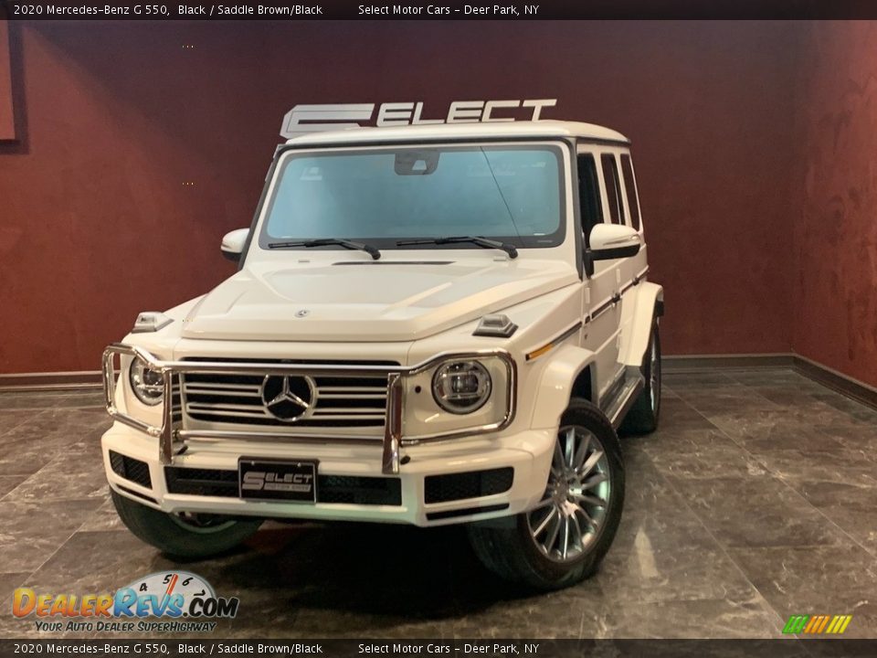 2020 Mercedes-Benz G 550 Black / Saddle Brown/Black Photo #1