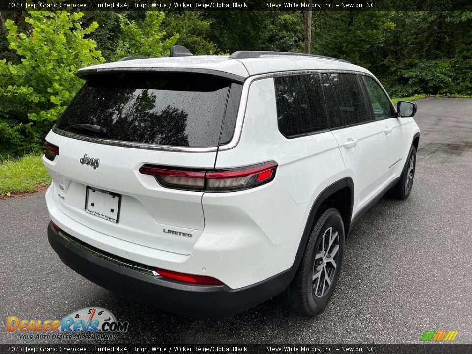 2023 Jeep Grand Cherokee L Limited 4x4 Bright White / Wicker Beige/Global Black Photo #6