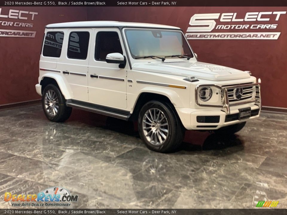 2020 Mercedes-Benz G 550 Black / Saddle Brown/Black Photo #3