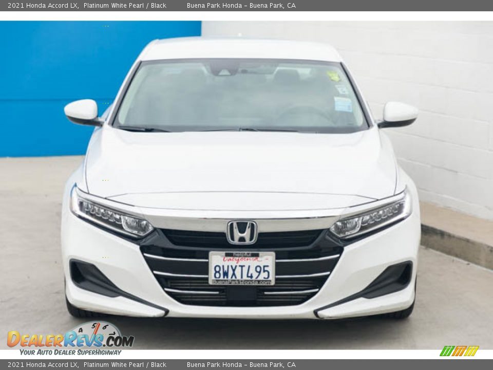 2021 Honda Accord LX Platinum White Pearl / Black Photo #7