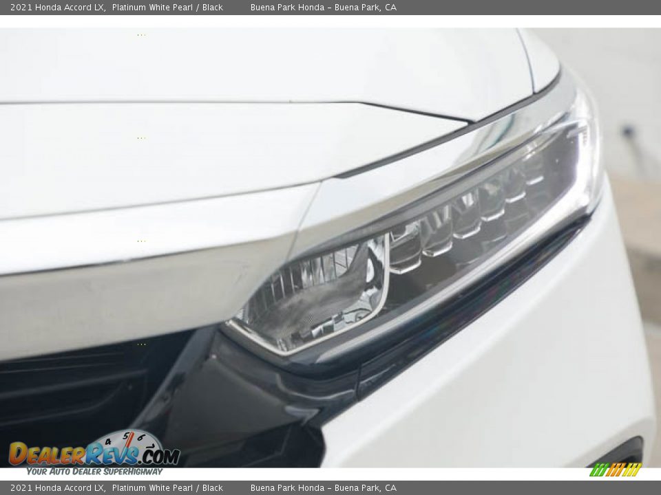 2021 Honda Accord LX Platinum White Pearl / Black Photo #9