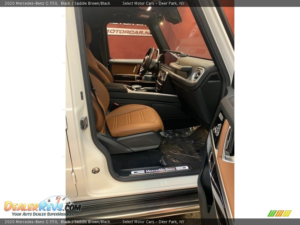 2020 Mercedes-Benz G 550 Black / Saddle Brown/Black Photo #12