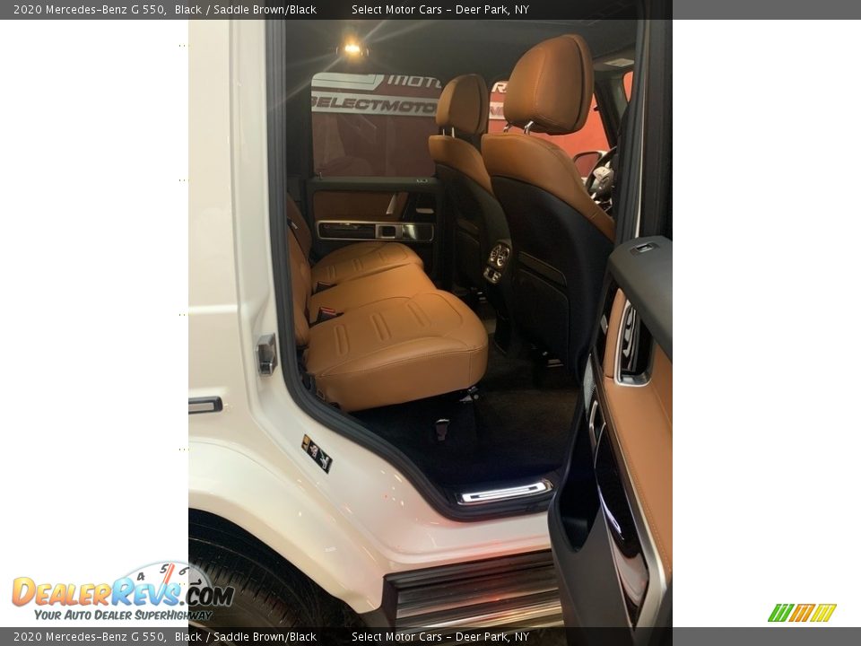 2020 Mercedes-Benz G 550 Black / Saddle Brown/Black Photo #13