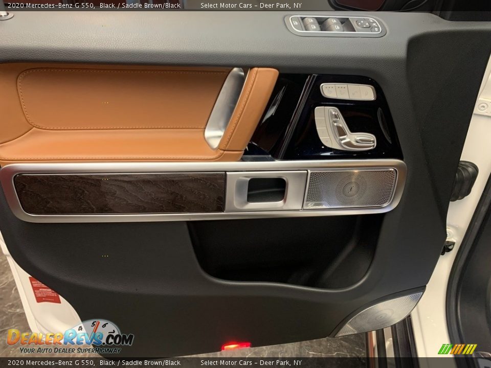 2020 Mercedes-Benz G 550 Black / Saddle Brown/Black Photo #14