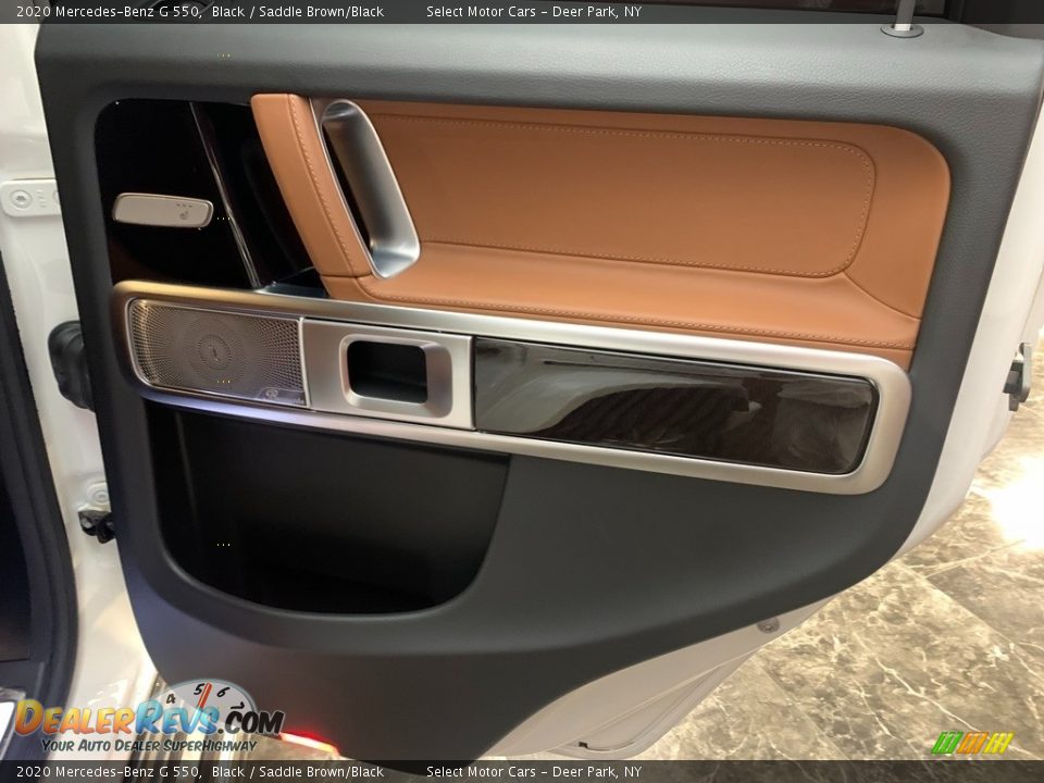 2020 Mercedes-Benz G 550 Black / Saddle Brown/Black Photo #16