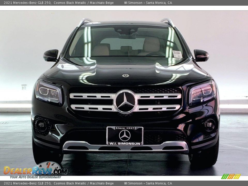 2021 Mercedes-Benz GLB 250 Cosmos Black Metallic / Macchiato Beige Photo #2