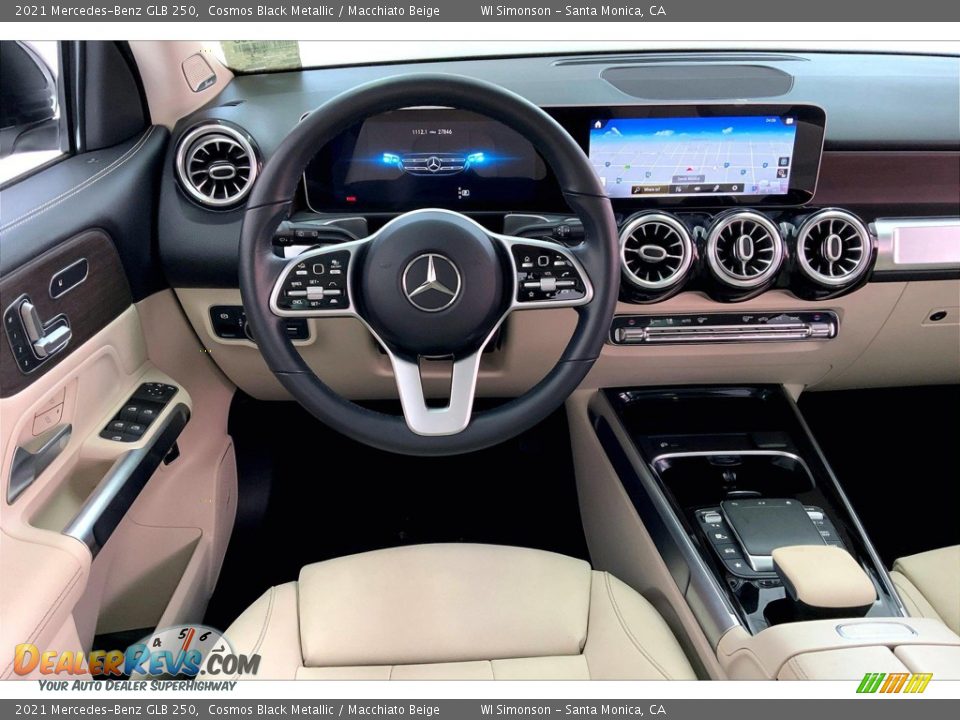 2021 Mercedes-Benz GLB 250 Cosmos Black Metallic / Macchiato Beige Photo #4