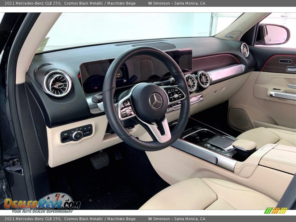 2021 Mercedes-Benz GLB 250 Cosmos Black Metallic / Macchiato Beige Photo #14