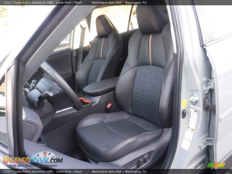 Black Interior - 2022 Toyota RAV4 Adventure AWD Photo #27