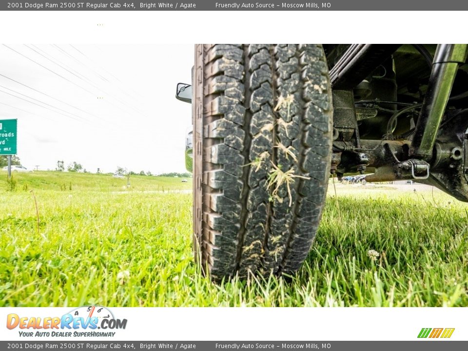 2001 Dodge Ram 2500 ST Regular Cab 4x4 Bright White / Agate Photo #21