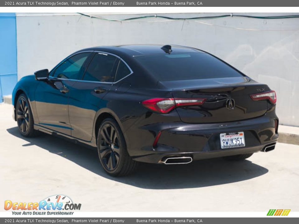 2021 Acura TLX Technology Sedan Phantom Violet Pearl / Ebony Photo #2