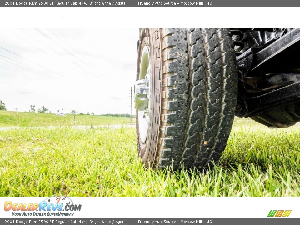 2001 Dodge Ram 2500 ST Regular Cab 4x4 Bright White / Agate Photo #22