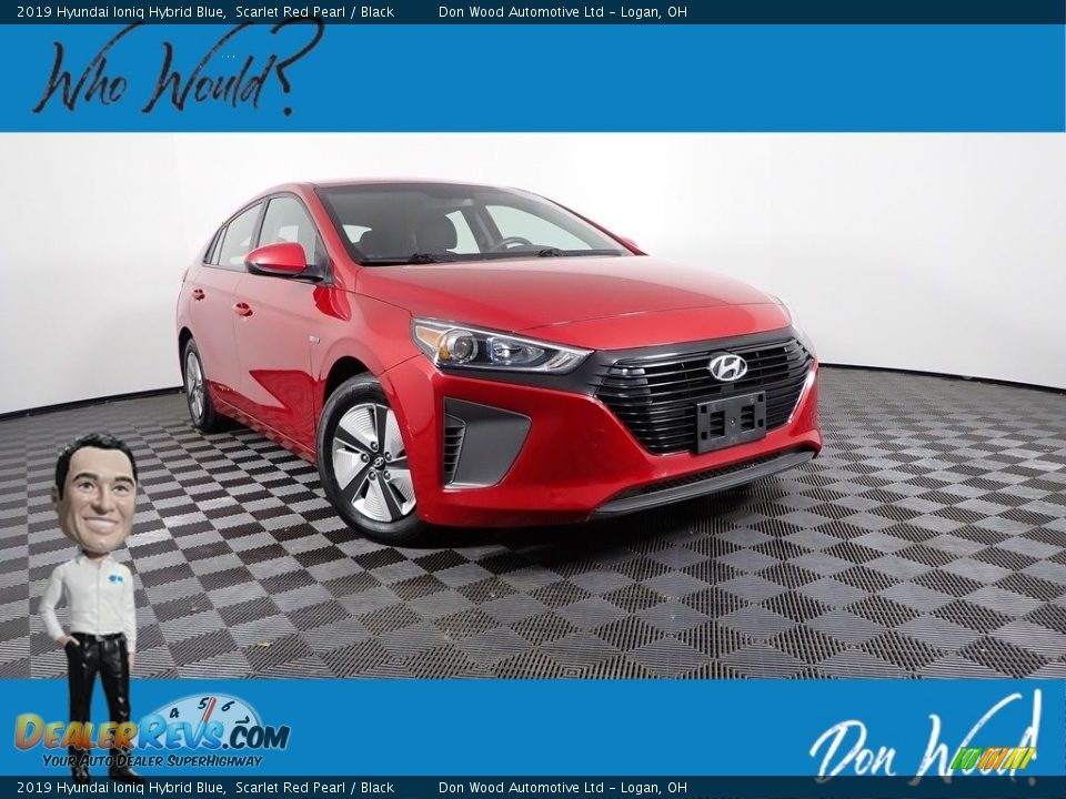 2019 Hyundai Ioniq Hybrid Blue Scarlet Red Pearl / Black Photo #1