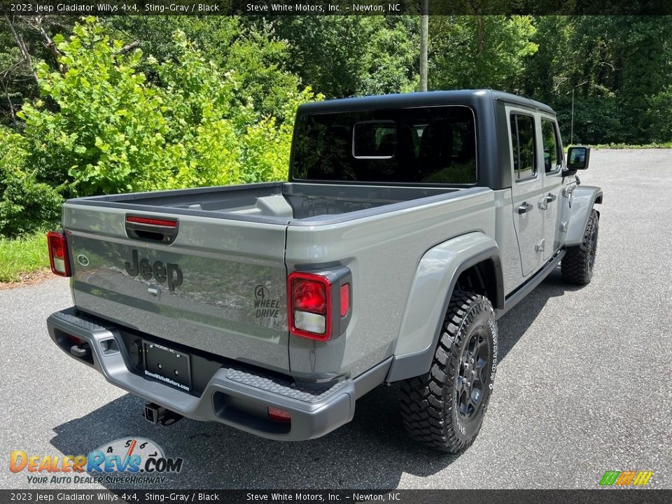 2023 Jeep Gladiator Willys 4x4 Sting-Gray / Black Photo #6