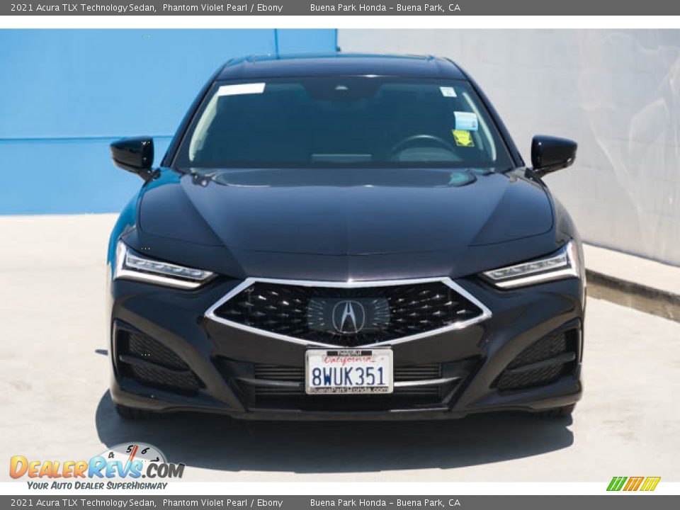 2021 Acura TLX Technology Sedan Phantom Violet Pearl / Ebony Photo #7