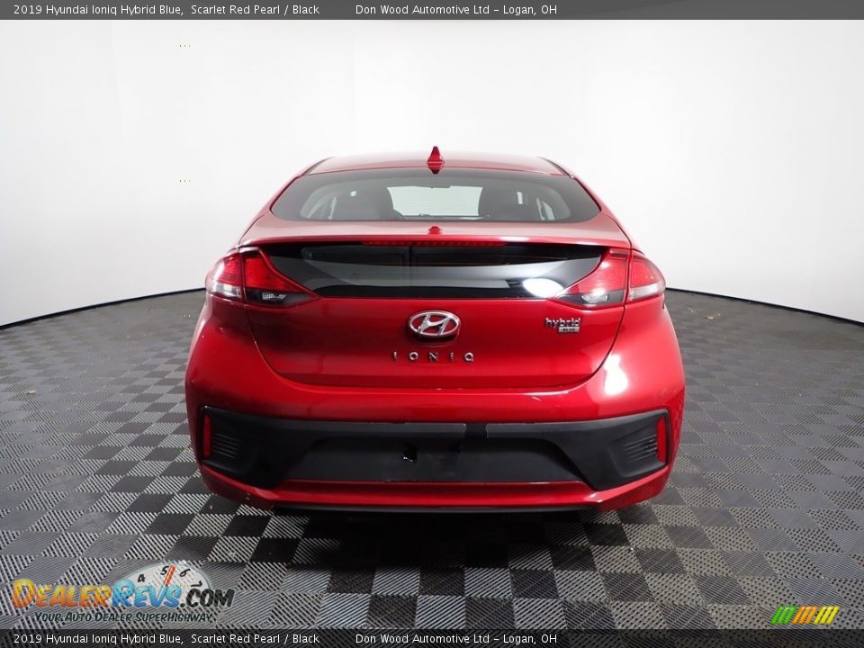 2019 Hyundai Ioniq Hybrid Blue Scarlet Red Pearl / Black Photo #7