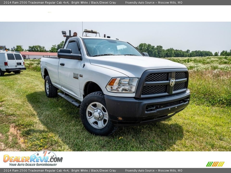 2014 Ram 2500 Tradesman Regular Cab 4x4 Bright White / Black/Diesel Gray Photo #1